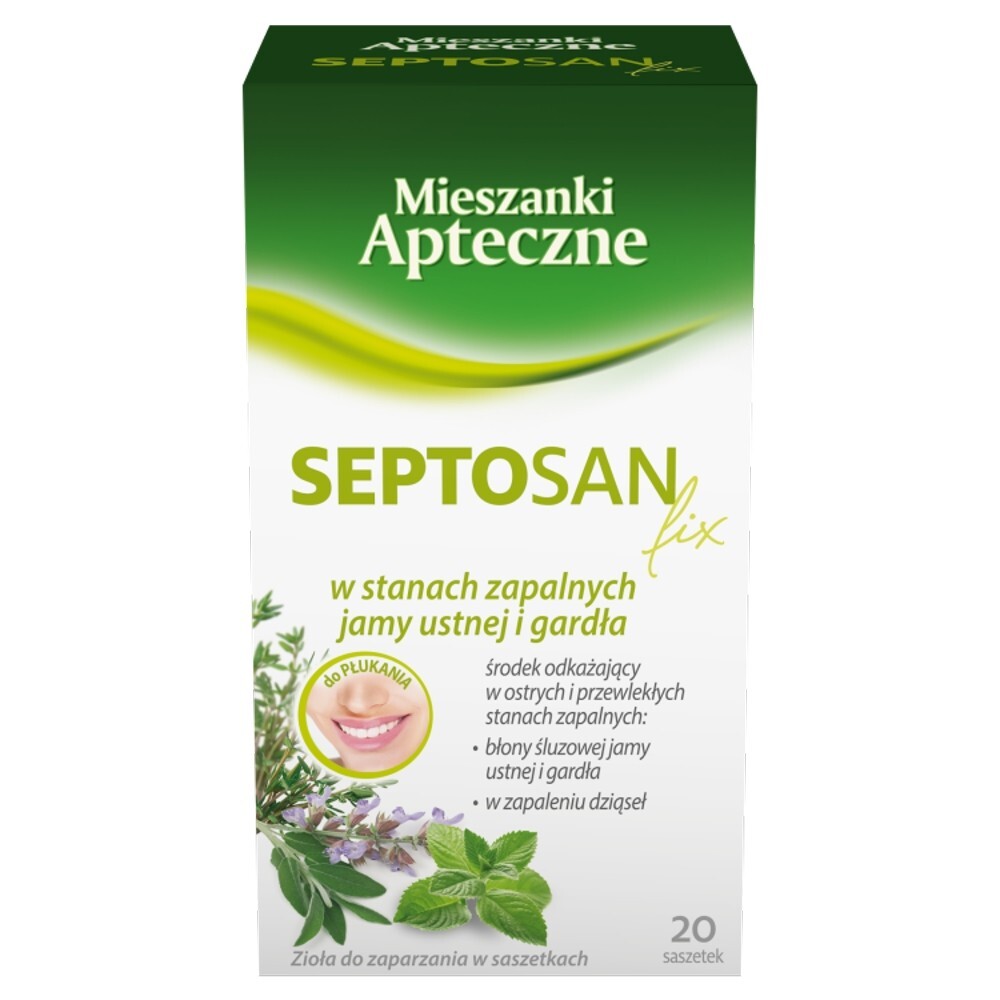 Septosan fix, mieszanka ziołowa, 2 g, 20 saszetek