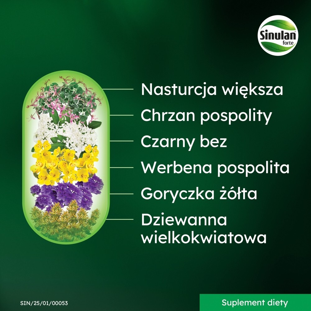 Sinulan Duo Forte, tabletki powlekane, 30 tabletek