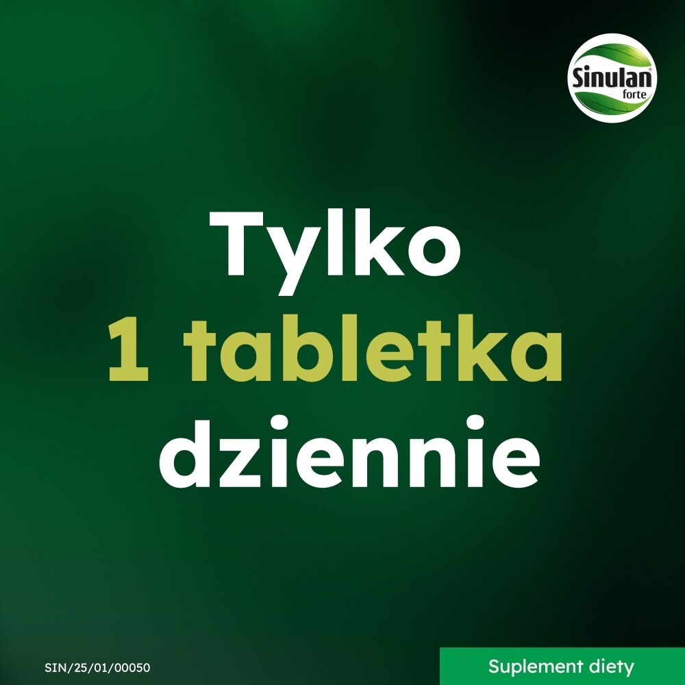 Sinulan Forte, tabletki powlekane, 60 tabletek