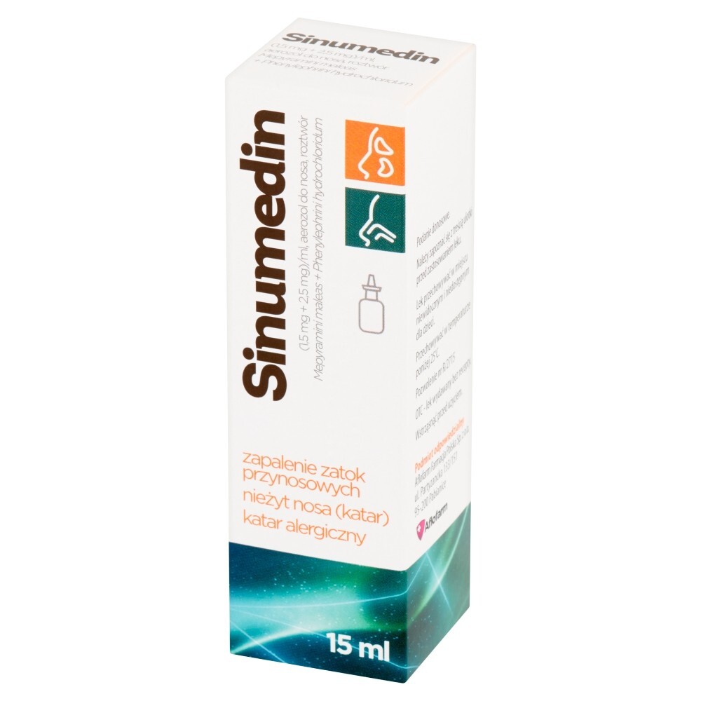 Sinumedin Aerozol do nosa 15 ml