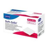 Soft-Zellin, waciki nasączone alkoholem izopropylowym, 60 mm x 30 mm, 100 sztuk