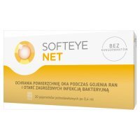 Softeye Net, żel do oczu, 20 pojemników jednodawkowych x 0,4 ml