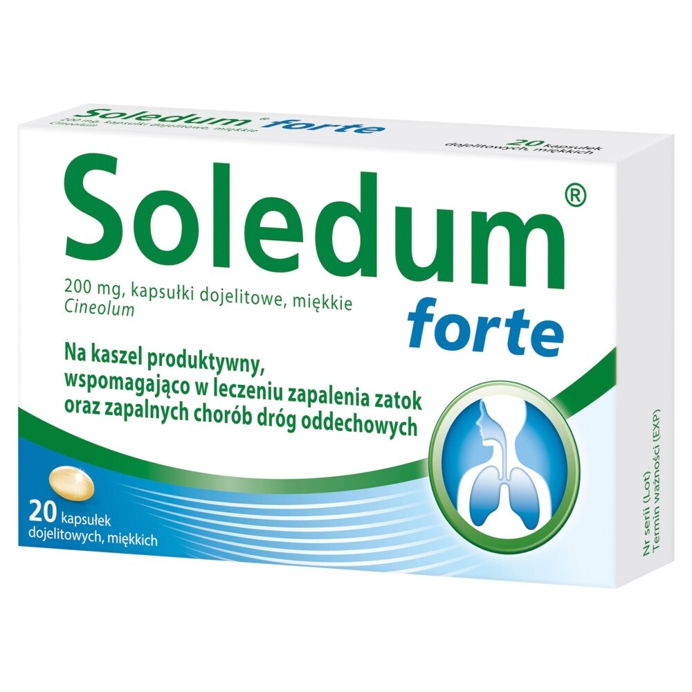 Soledum forte Kapsułki dojelitowe 20 kapsułek