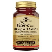 Solgar Ester-C Plus 1000 mg Witaminy C, tabletki, 30 tabletek