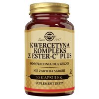 Solgar Kwercetyna Kompleks z Ester-C plus, kapsułki, 50 kapsułek