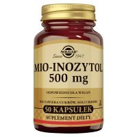 Solgar Mio-Inozytol 500 mg, kapsułki, 50 kapsułek