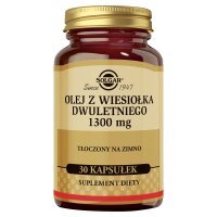 Solgar Olej z wiesiołka dwuletniego 1300 mg, kapsułki, 30 kapsułek