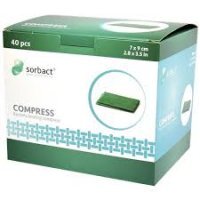 Sorbact, Kompres wiążący bakterie 7x9 cm, 1 sztuka