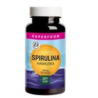 Spirulina Hawajska, 500 mg, kapsułki, 100 sztuka
