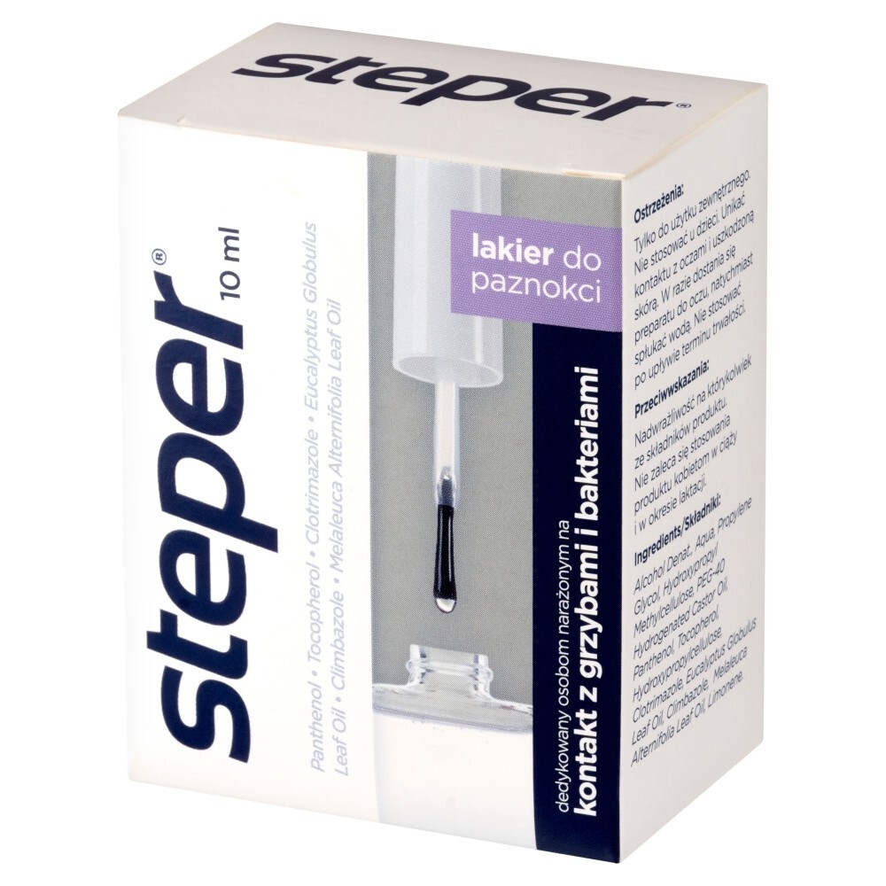 Steper, lakier do paznokci, 10 ml