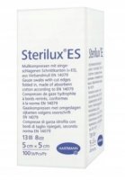 Sterilux ES, kompresy niejałowe, 13-nitkowe, 8 warstwowe, 5 cm x 5 cm, 100 sztuk