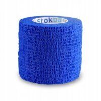 Stokban Samoprzylepny bandaż elastyczny, kolor niebieski, 5 cm x 4,5 m