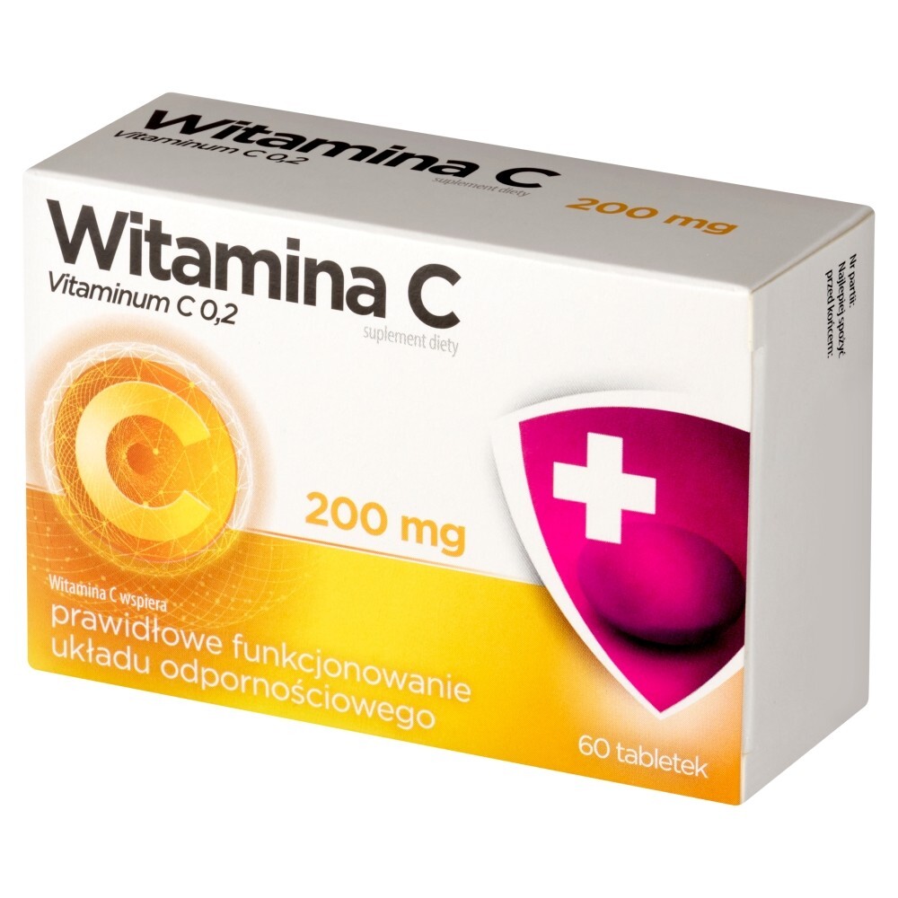 Suplement diety witamina C 200 mg 60 sztuk