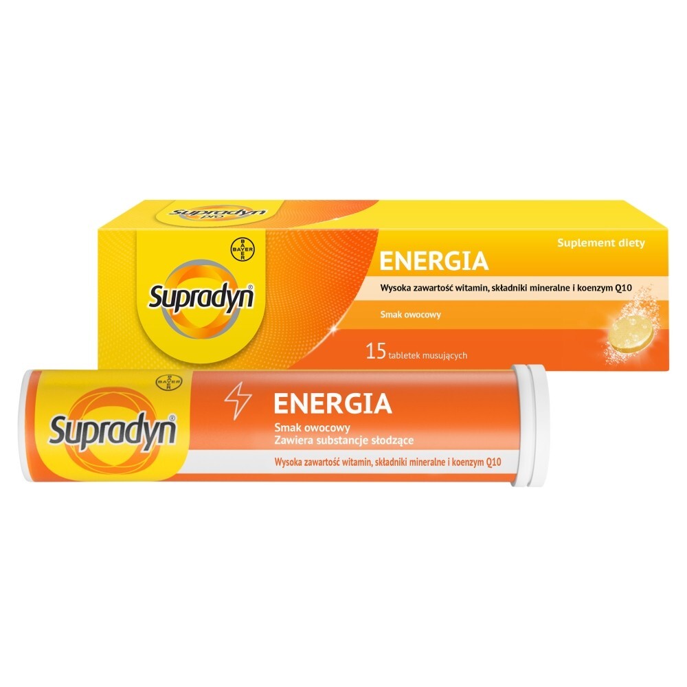 Supradyn Energia, 15 tabletek musujących