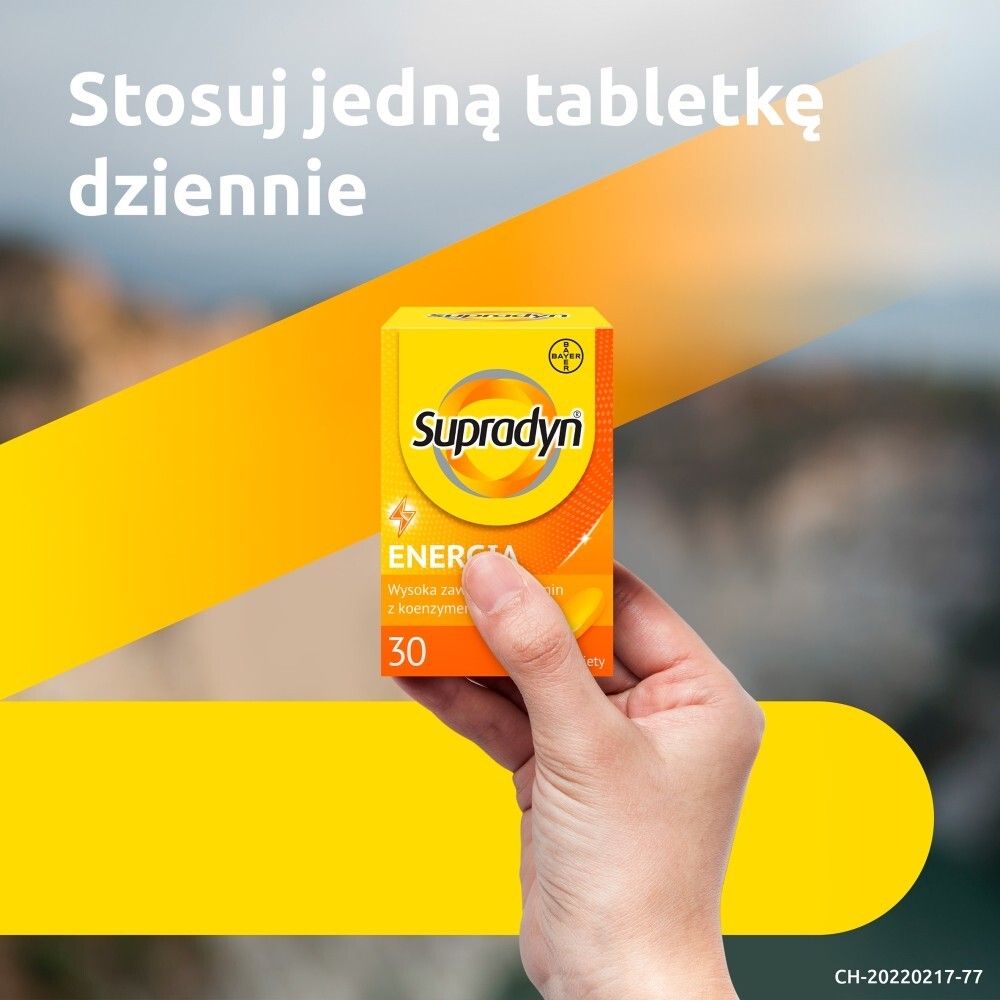 Supradyn Energia, tabletki powlekane, 30 tabletek