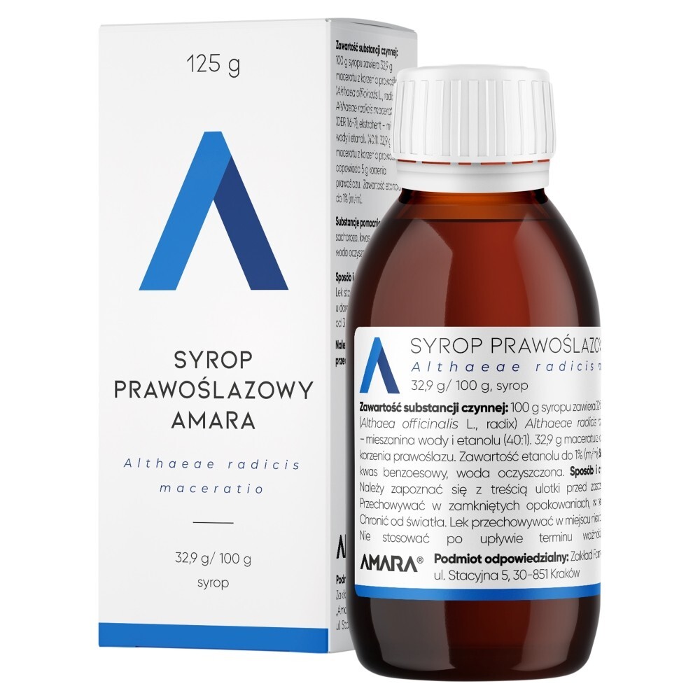Syrop prawoślazowy Amara, syrop, 125 g