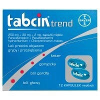 Tabcin Trend, kapsułki miękkie, 12 kapsułek