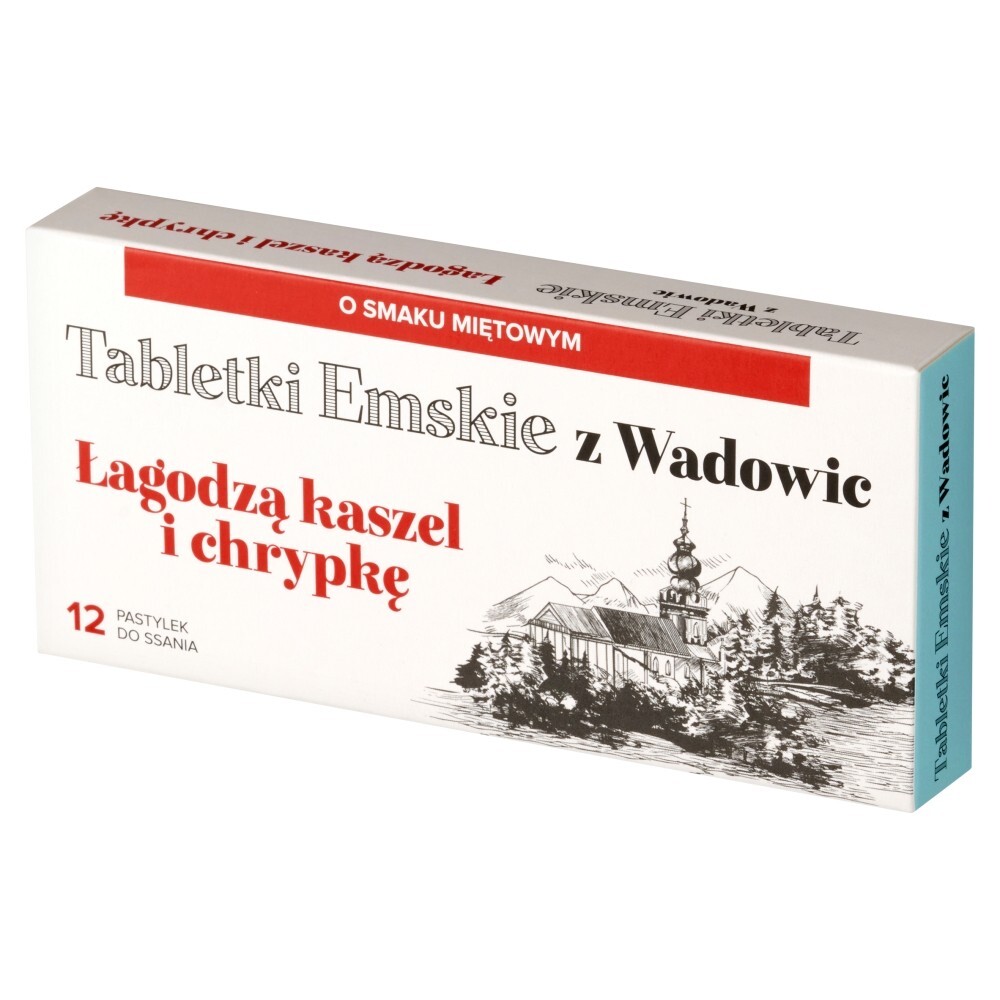 Tabletki Emskie z Wadowic x 12 pastyl.