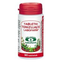 Tabletki tonizujące Labofarm 150 mg + 30 mg + 100 mg + 40 mg, 90 tabletek