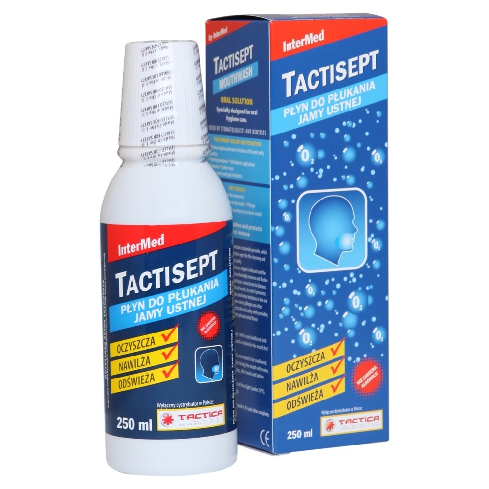 TACTISEPT, płyn do płukania jamy ustnej, 250 ml