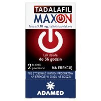 Tadalafil Maxon 10 mg, 2 tabletki powlekane