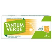 Tantum Verde miód+pomarańcza, 20 pastylek