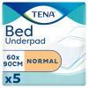 TENA Bed Normal, podkłady chłonne, 60 x 90 cm, 5 sztuk