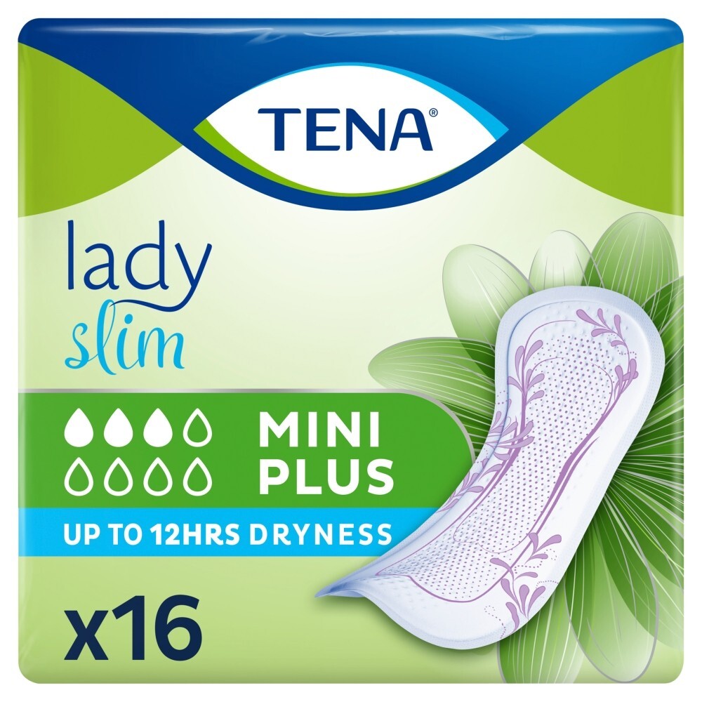 TENA Lady Slim Mini Plus Wkłady anatomiczne 16 sztuk