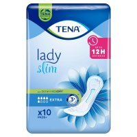 Tena Lady Slim OTC Edition, podpaski na nietrzymanie moczu, Extra, 10 sztuk