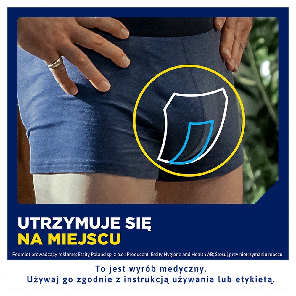TENA Men Extra Light, wkłady anatomiczne, 14 sztuk