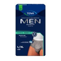 Tena Men Pants Normal, majtki chłonne, rozmiar L/XL, grey, 30 sztuk