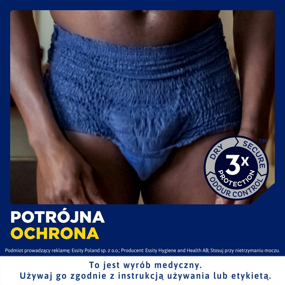 TENA Men Pants Plus, majtki chłonne, rozmiar M, 30 sztuk
