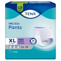 TENA Pants ProSkin Maxi, majtki chłonne, rozmiar XL, 10 sztuk