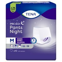 TENA ProSkin Pants Night Super Majtki chłonne M 10 sztuk
