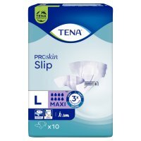 TENA ProSkin Slip Maxi, pieluchomajtki, rozmiar L, 10 sztuk