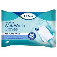Tena ProSkin Wet Wash Gloves, nawilżane myjki higieniczne, 8 sztuk