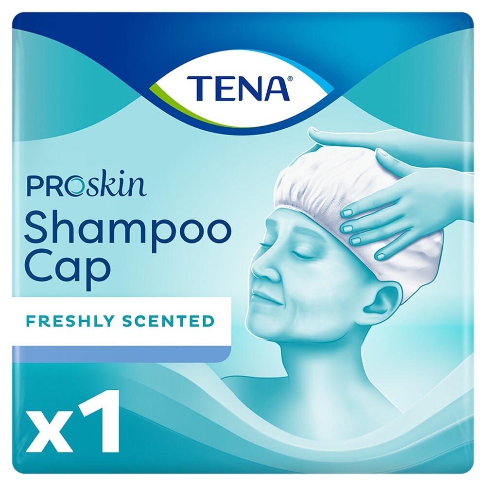 TENA Shampoo Cap, czepek do mycia włosów, 1 sztuka