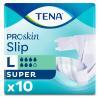 TENA Slip Proskin Super OTC Edition, pieluchomajtki, rozmiar L,10 sztuk