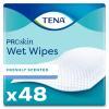 Tena Wet Wipes, chusteczki nawilżane 3w1, z klipsem, 48 sztuk