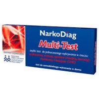 Test do wykrywania w moczu, Narkodiag Multi Test, 1 sztuka
