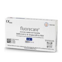 Test Fluorecare, zestaw combo antygenowy, SARS-CoV2&Grypa A/B&RSV, 1 sztuka