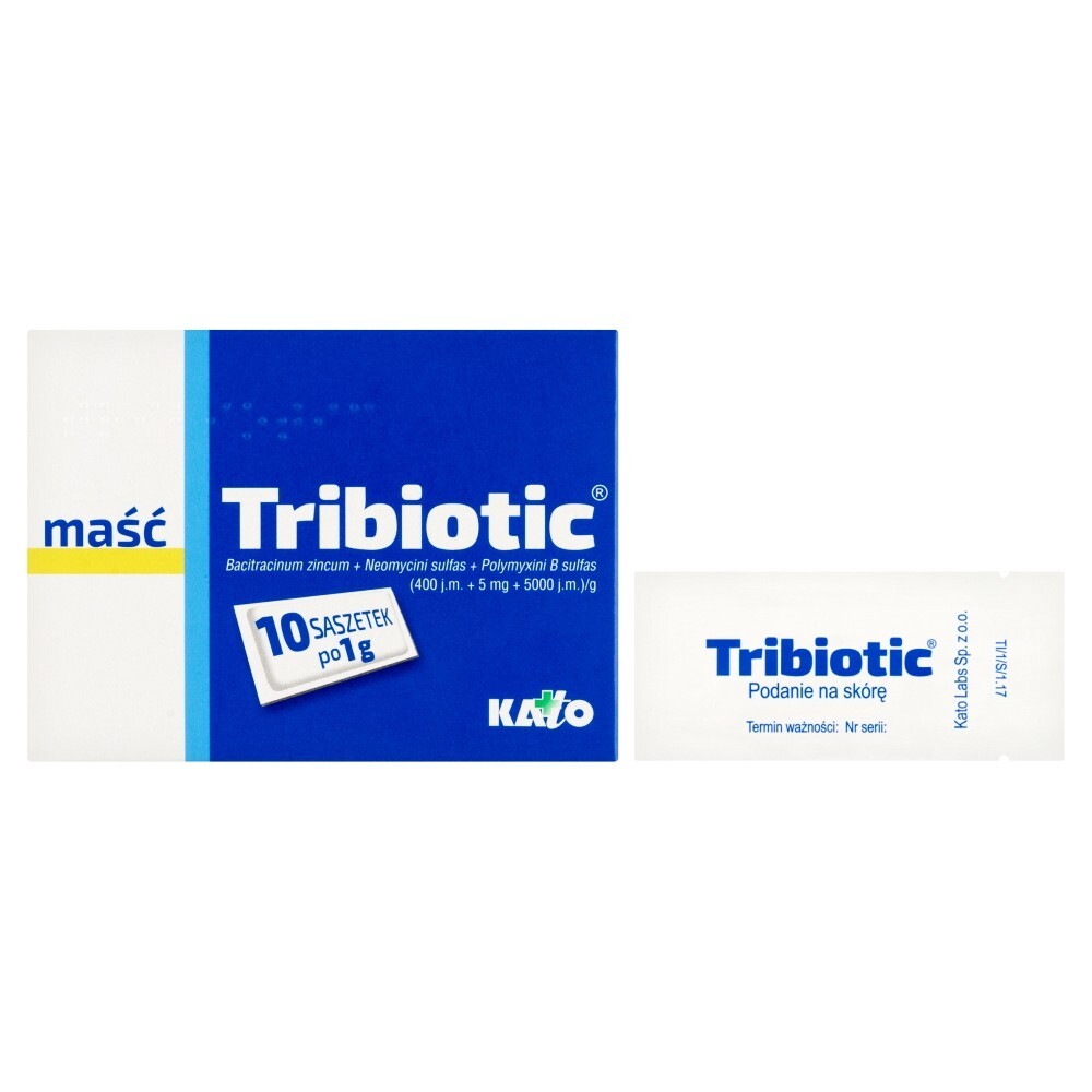 Tribiotic maść, 10 saszetek