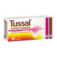 Tussal Expectorans     0.03 g ,10 tabletek