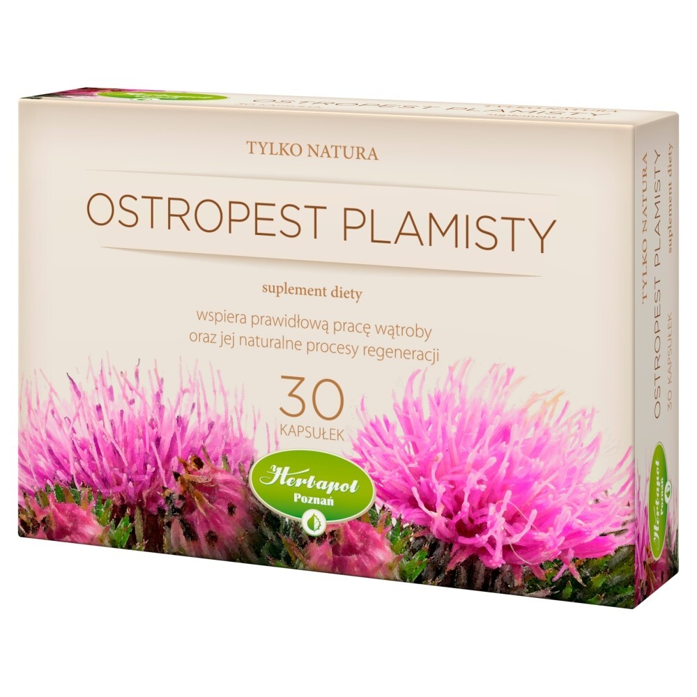 Tylko Natura Suplement diety ostropest plamisty 30 sztuk