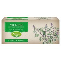 Tylko Natura Suplement diety zioła do zaparzania mięta fix 60 g (30 sztuk)