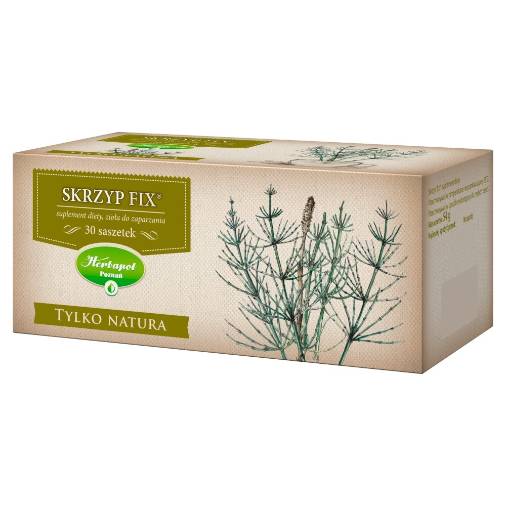 Tylko Natura Suplement diety zioła do zaparzania skrzyp fix 54 g (30 sztuk)