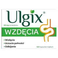 Ulgix Wzdęcia 80 mg, 100 kapsułek miękkich