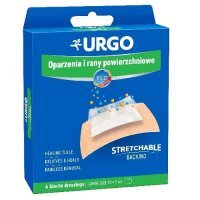 Urgo opatrunki na oparzenia i rany powierzchniowe 1- x 7 cm, 4 sztuki