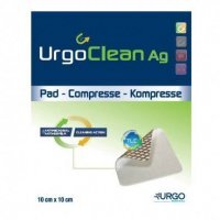 UrgoClean Ag, opatrunek, 10 cm x 10 cm, 1 sztuka