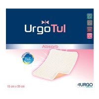 UrgoTul Absorb, opatrunek, 15 cm x 20 cm, 1 szt. (z opakowania 10 sztuk)